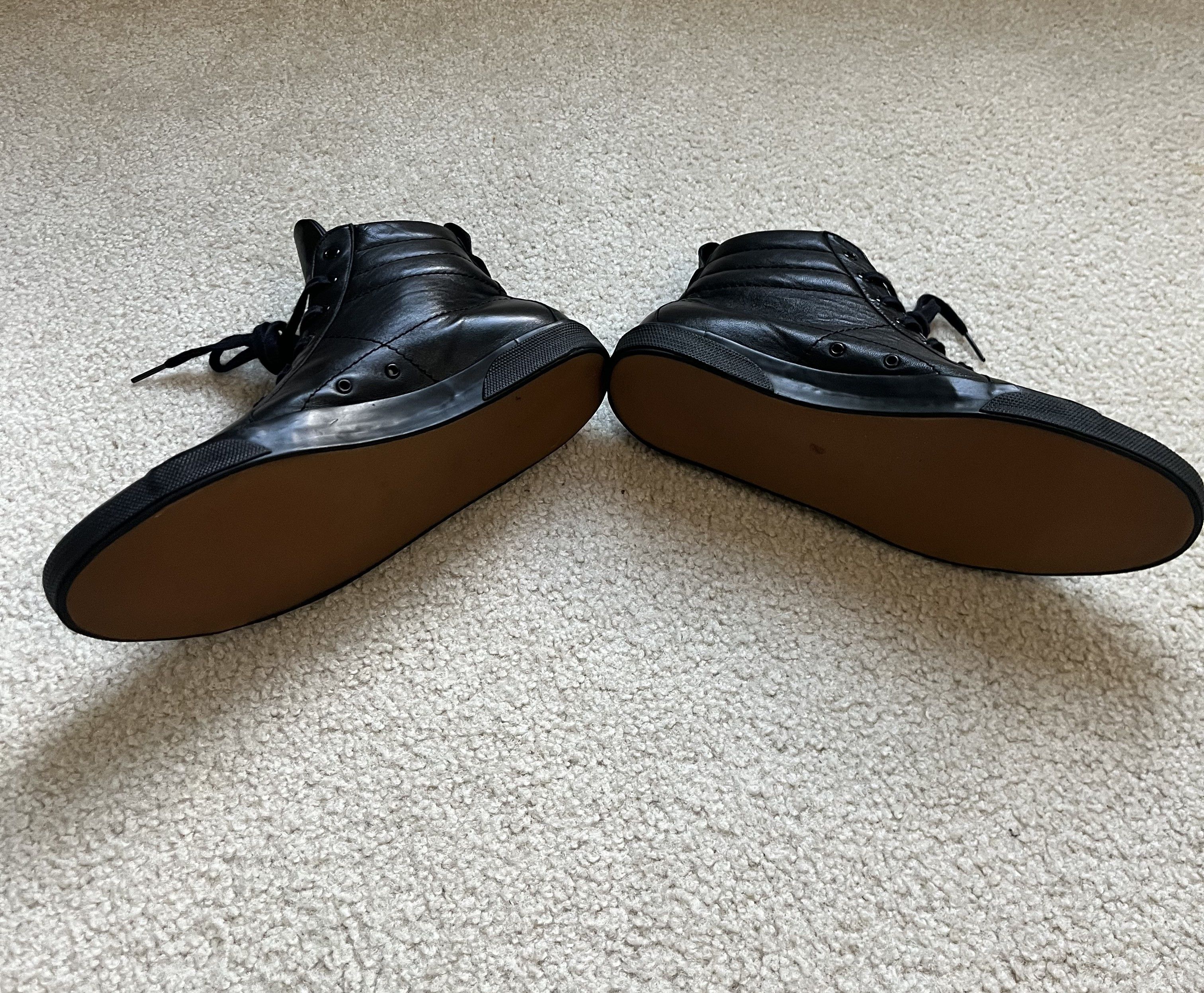 Yves Saint Laurent YSL Rive Gauche Rolling Sneaker Black Nappa Never Worn Size US 8.5 / EU 41-42 - 5 Thumbnail