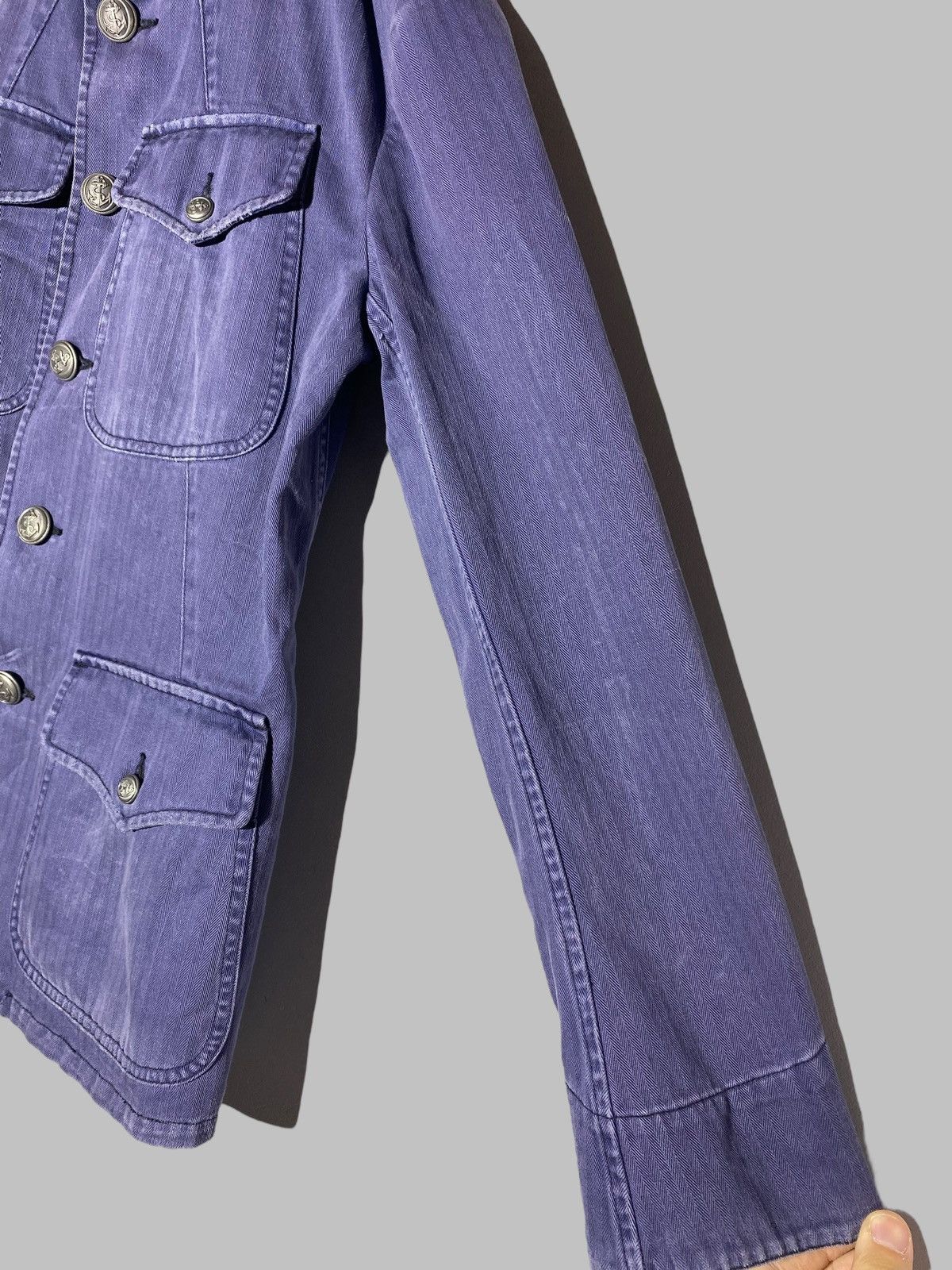 RRL Ralph Lauren RRL Double R Ralph Lauren Vintage Denim Jacket Officer Vibe Size S / US 4 / IT 40 - 13 Thumbnail