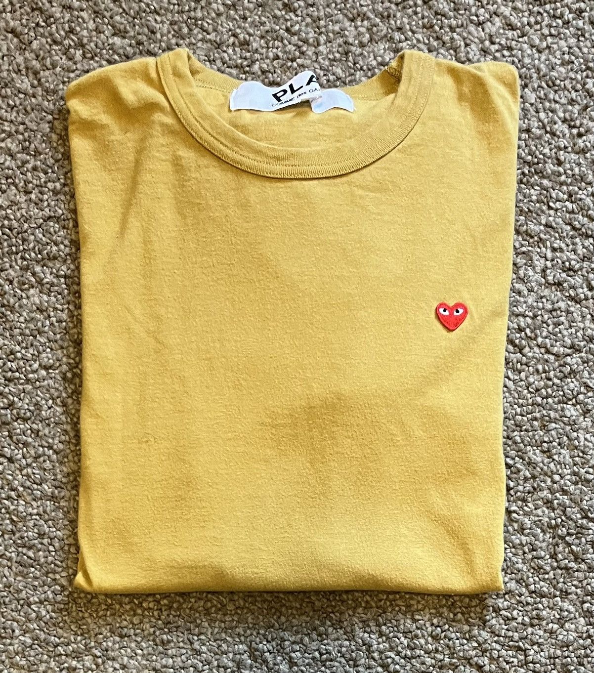 Comme des Garcons × Comme des Garcons PLAY × Comme des Garcons SHIRT Hearts Tee - Olive Size US M / EU 48-50 / 2 - 4 Thumbnail