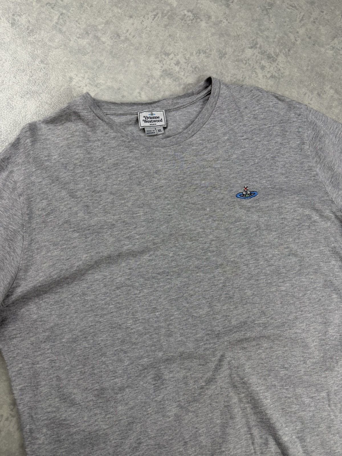 Vivienne Westwood Vivienne Westwood MAN Grey Orb Logo T-Shirt XL Fits M Size US M / EU 48-50 / 2 - 3 Thumbnail