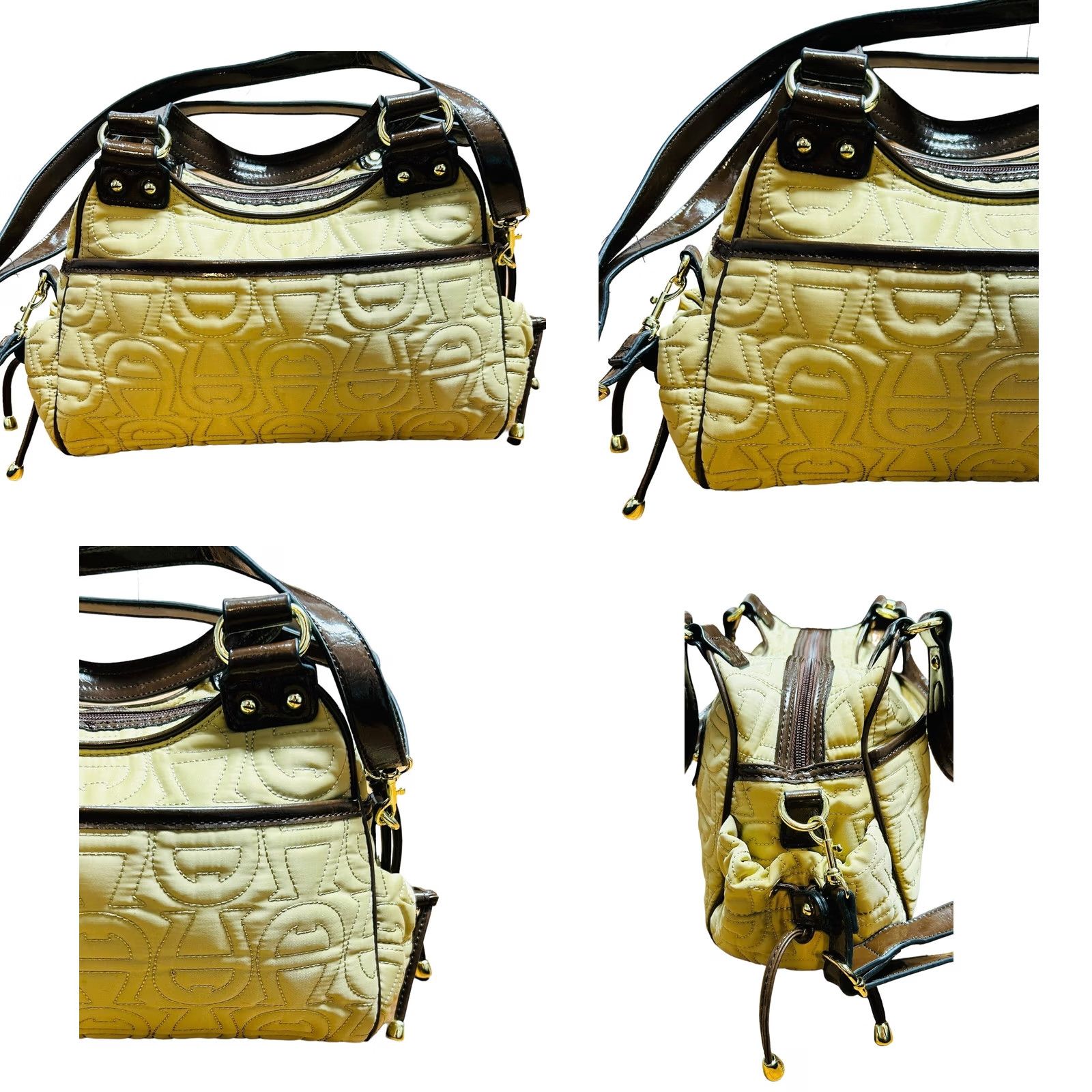 Etienne Aigner Etienne Aigner Women's Crossbody Purse Brown Shoulder Handbag Tote Bag Size ONE SIZE - 9 Thumbnail