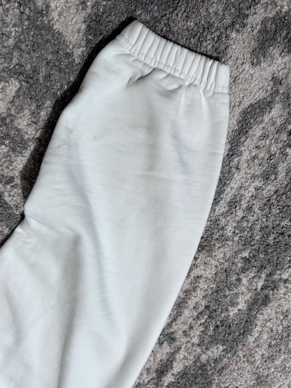 Nike × Vintage Vintage 90's Nike Heavy Cotton White Track Pants Big Logo Size US 32 / EU 48 - 18 Thumbnail