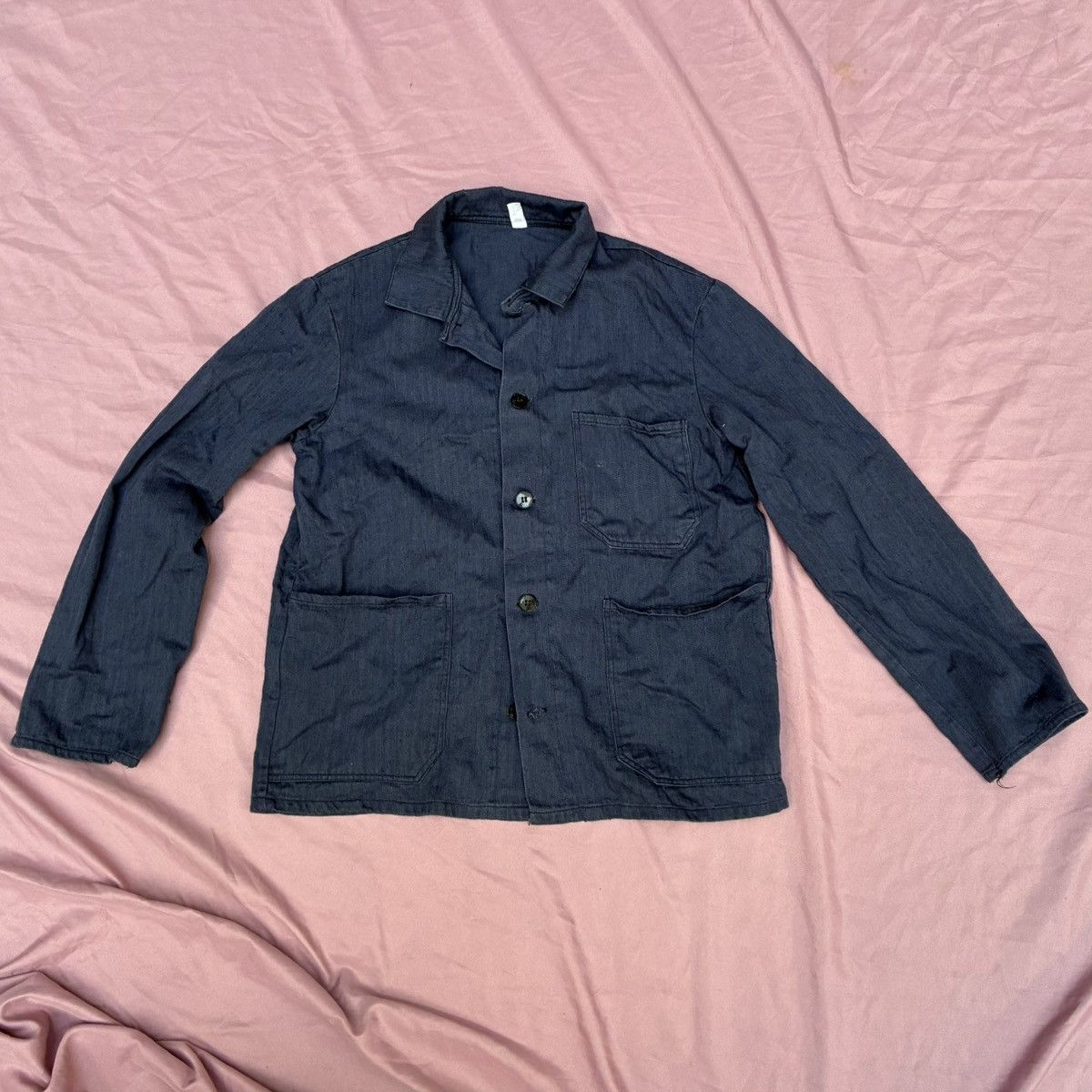 Other SELVEDGE NEP HBT CHORE JACKET, dated from 60s or 70s Size US XS / EU 42 / 0 - 3 Thumbnail