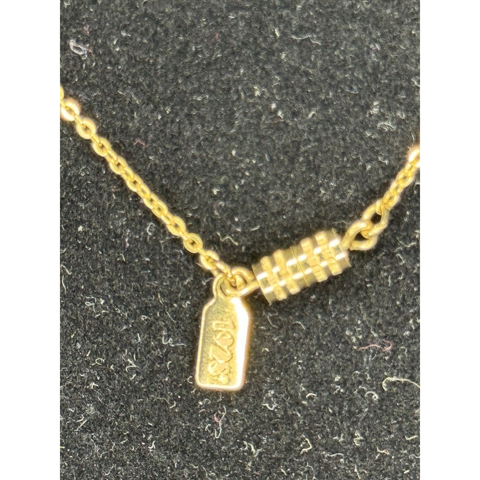 & Other Stories Vintage 1928 Stamped Cameo Picture Locket Gold Tone Necklace Size ONE SIZE - 5 Thumbnail