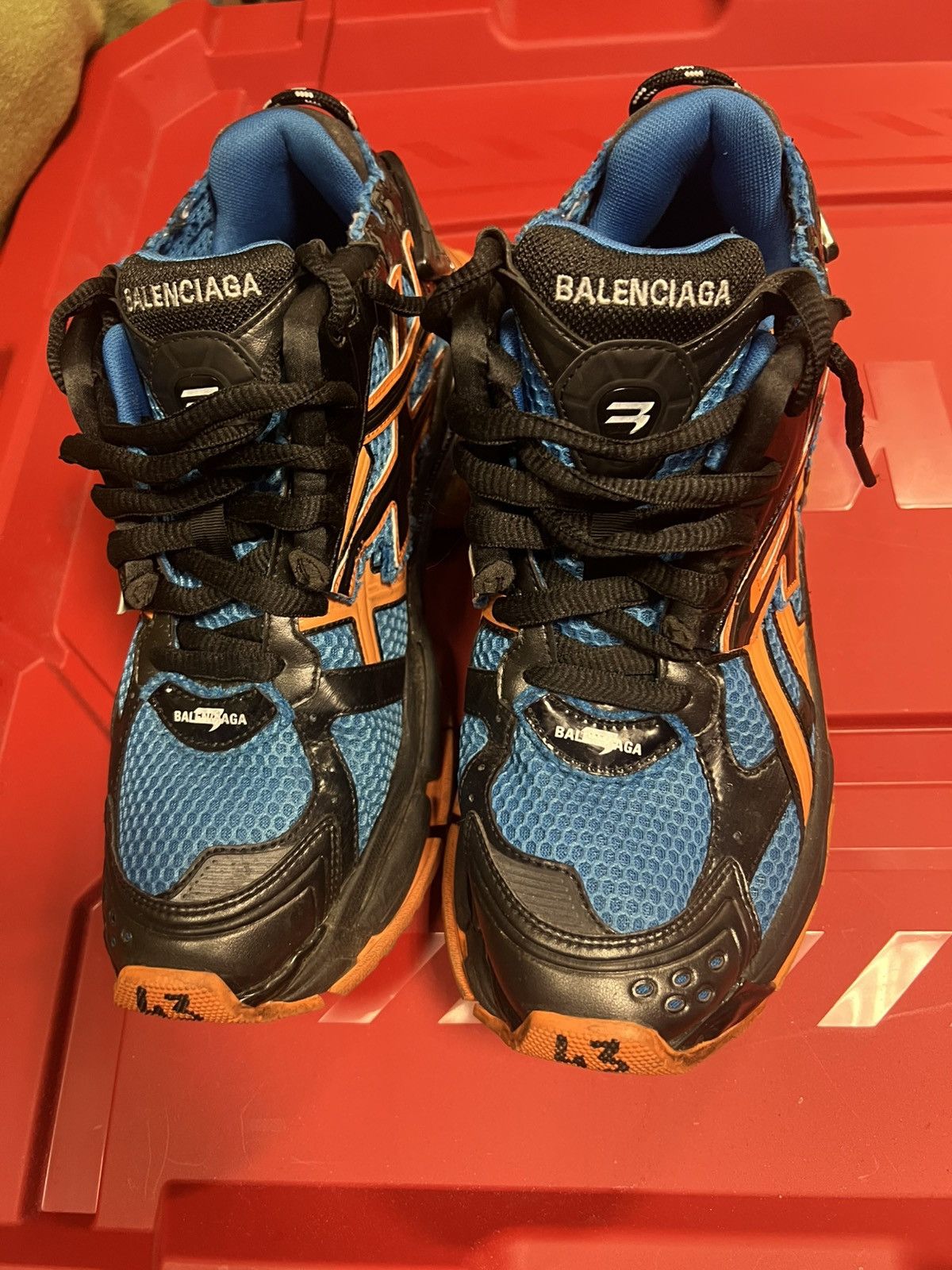 Balenciaga Balenciaga Runner Sneaker 'Blue Orange' | Men's Size 43