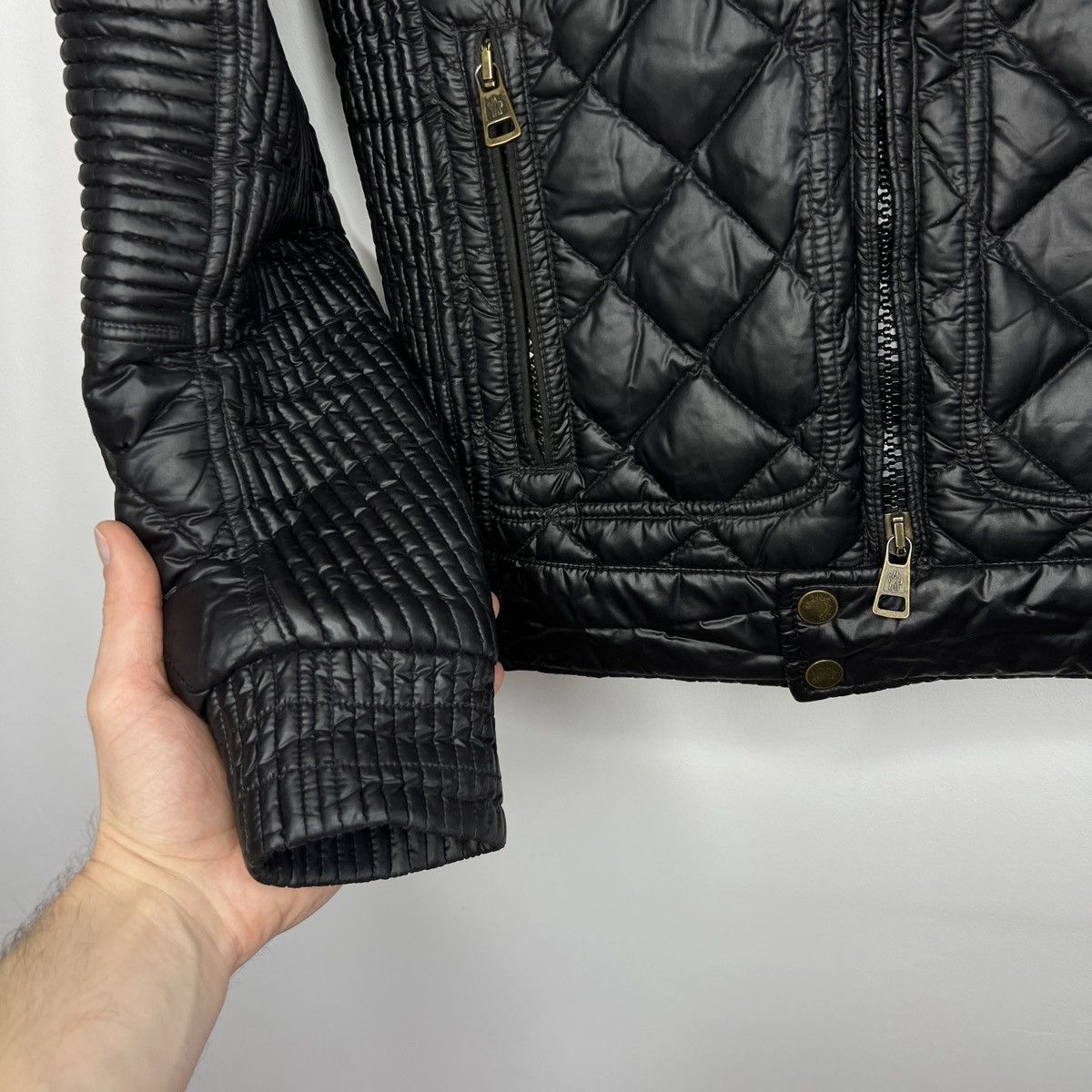 Moncler Moncler Puffer Goose Down Nylon Black Shiny Jacket Racing Size US M / EU 48-50 / 2 - 6 Thumbnail
