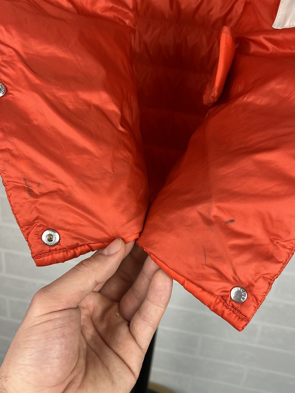 Moncler MONCLER Down Puffer Vest LIANE GILLET Patch Logo Red Wmn’s Size M / US 6-8 / IT 42-44 - 17 Thumbnail