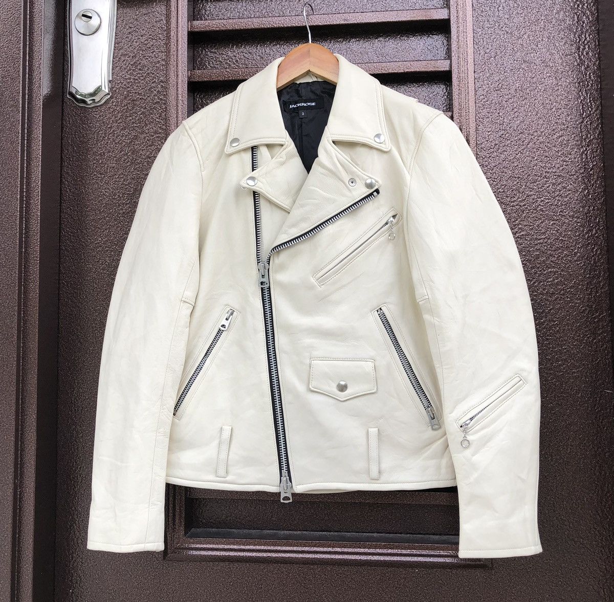 JACKROSE Jackrose Sheepskin Leather Rider's Jacket Size US S / EU 44-46 / 1 - 4 Thumbnail