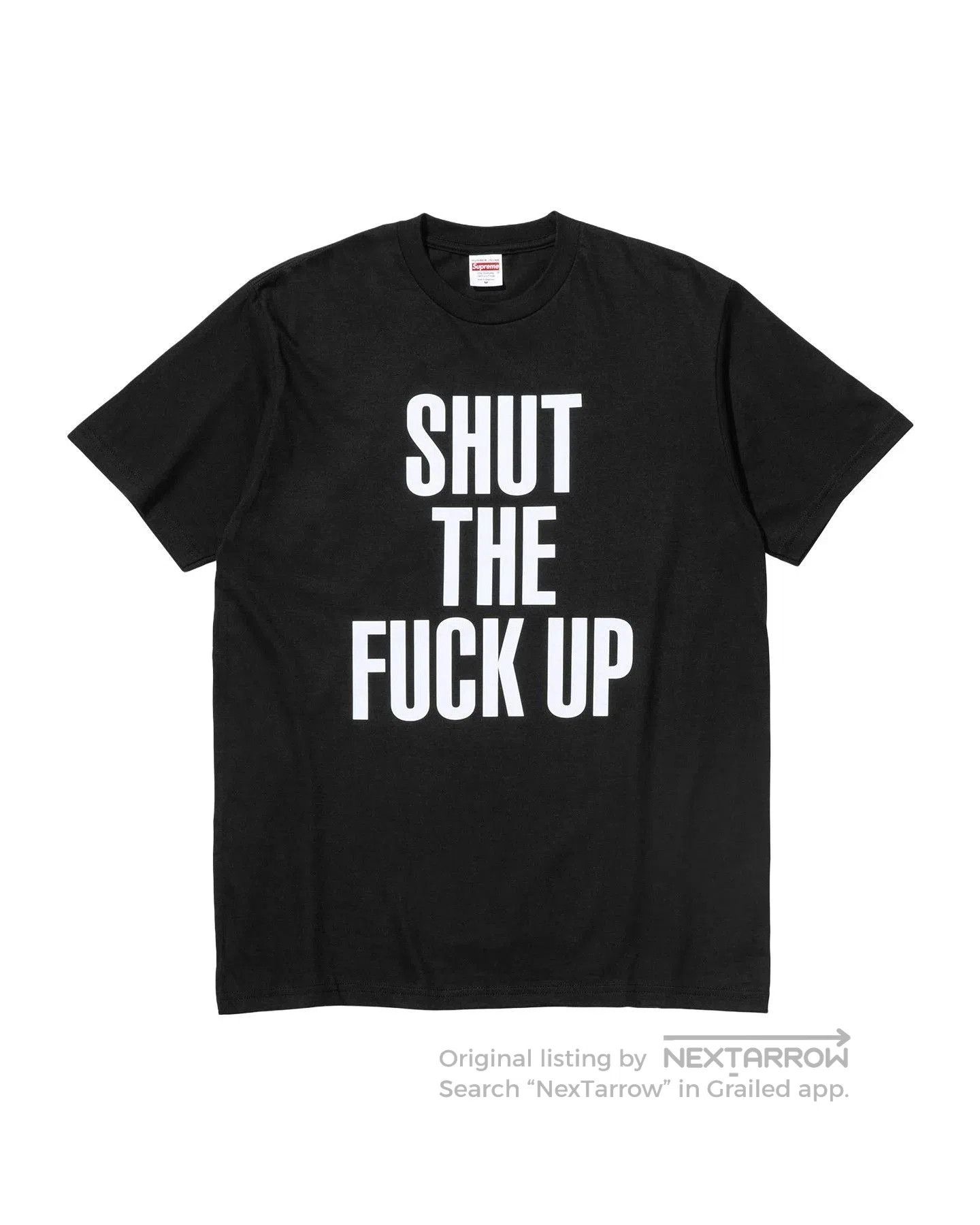 Number (N)ine Supreme x Number (N)ine Shut Up Tee. Size US M / EU 48-50 / 2 - 2 Thumbnail