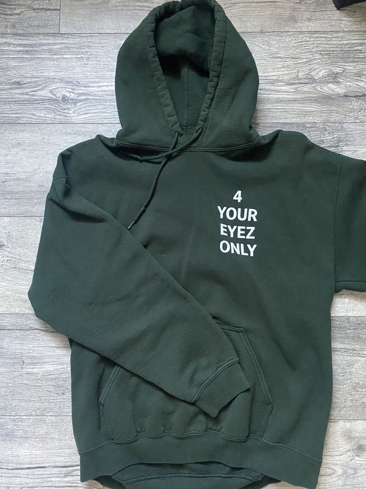 image of Dreamville 4 Your Eyez Only Hoodie Size L in Green, Men's