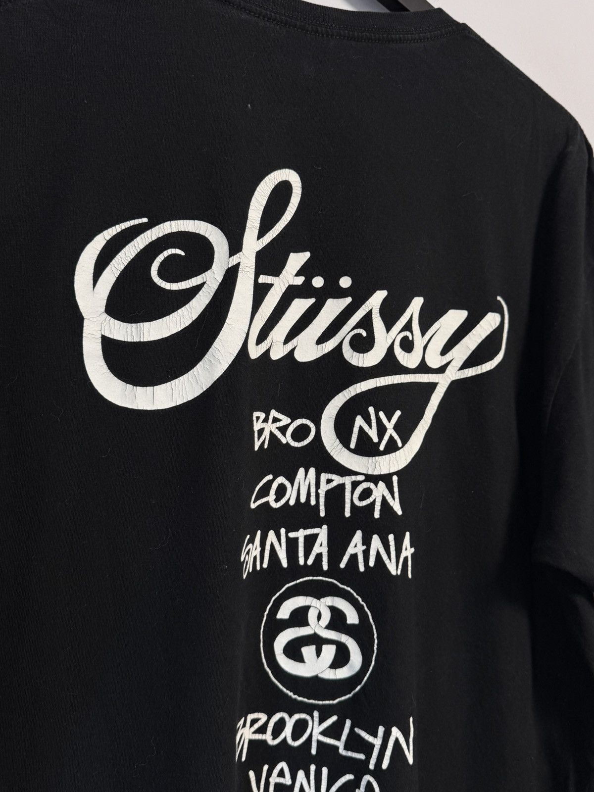 Stussy × Vintage Stussy Vintage T-Shirt big logo Y2K style Size US L / EU 52-54 / 3 - 9 Thumbnail