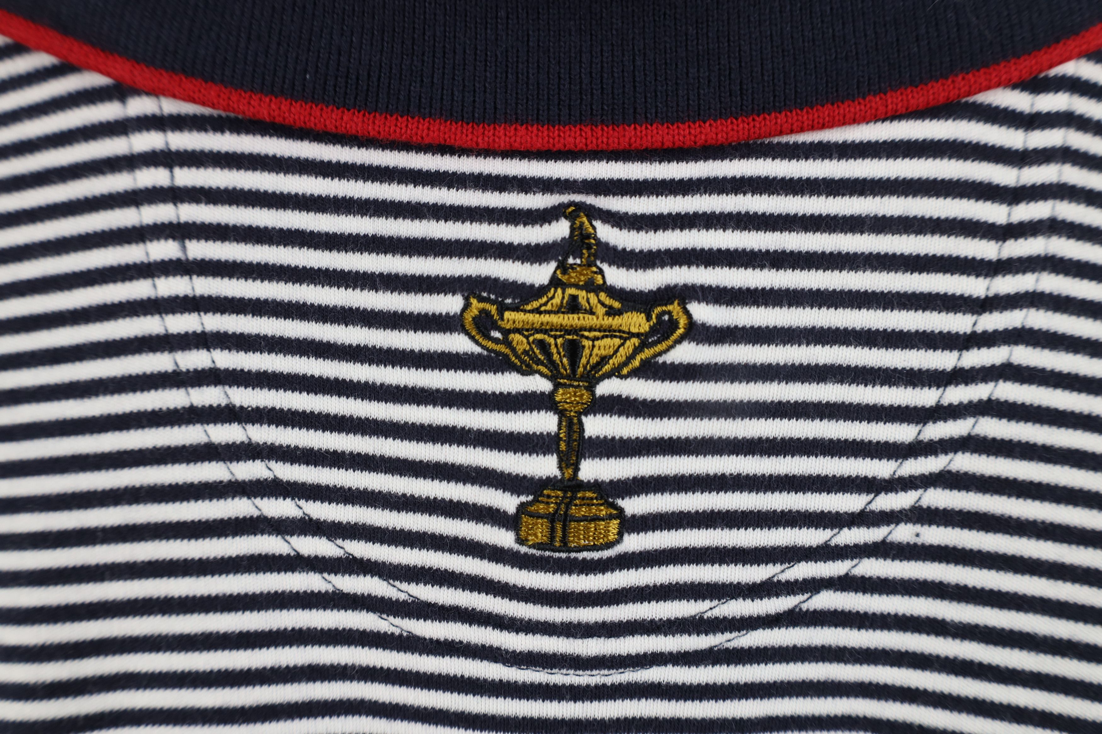 Vintage Vintage Y2K 2002 Ryder Cup The Belfry Striped Golf Polo Size US M / EU 48-50 / 2 - 10 Thumbnail