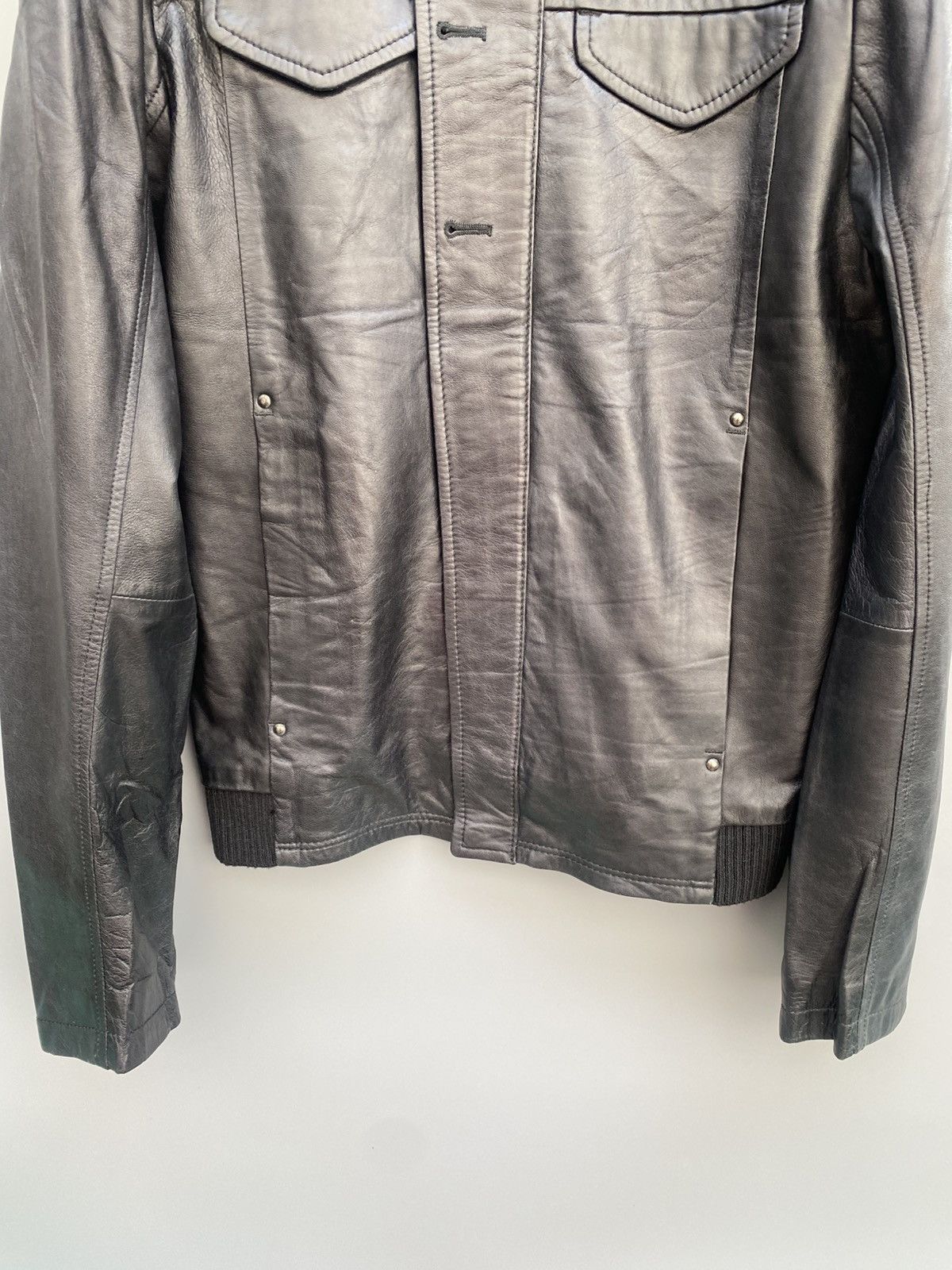 Costume National S/S 2008- CNC- Leather Biker Jacket Size US S / EU 44-46 / 1 - 6 Thumbnail