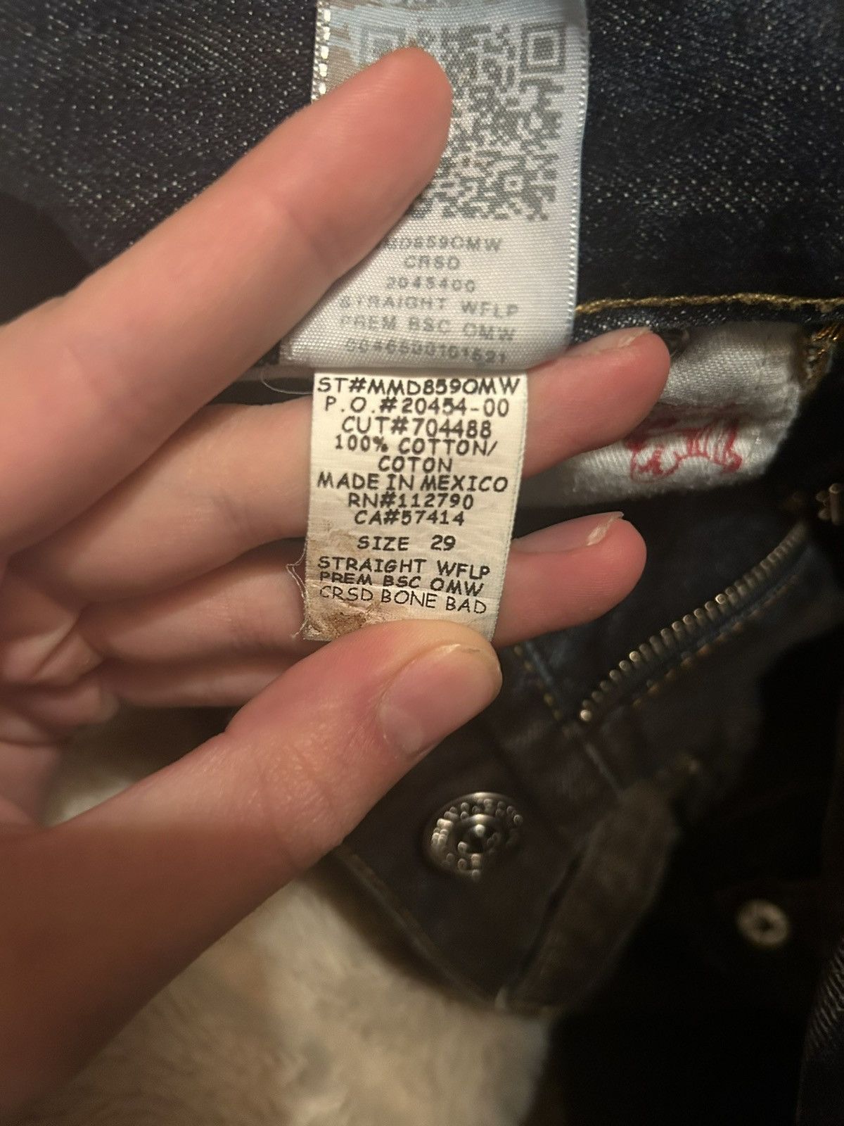 True Religion Waxed True Religion Jeans Size US 29 - 12 Thumbnail