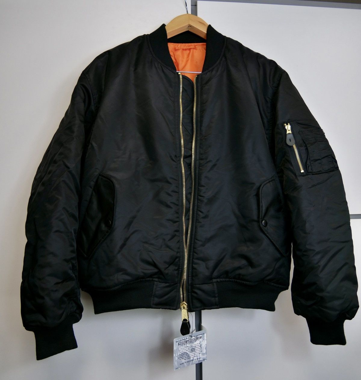 Raf Simons used Fostex Garments Black bomber for AW03 - Main Image