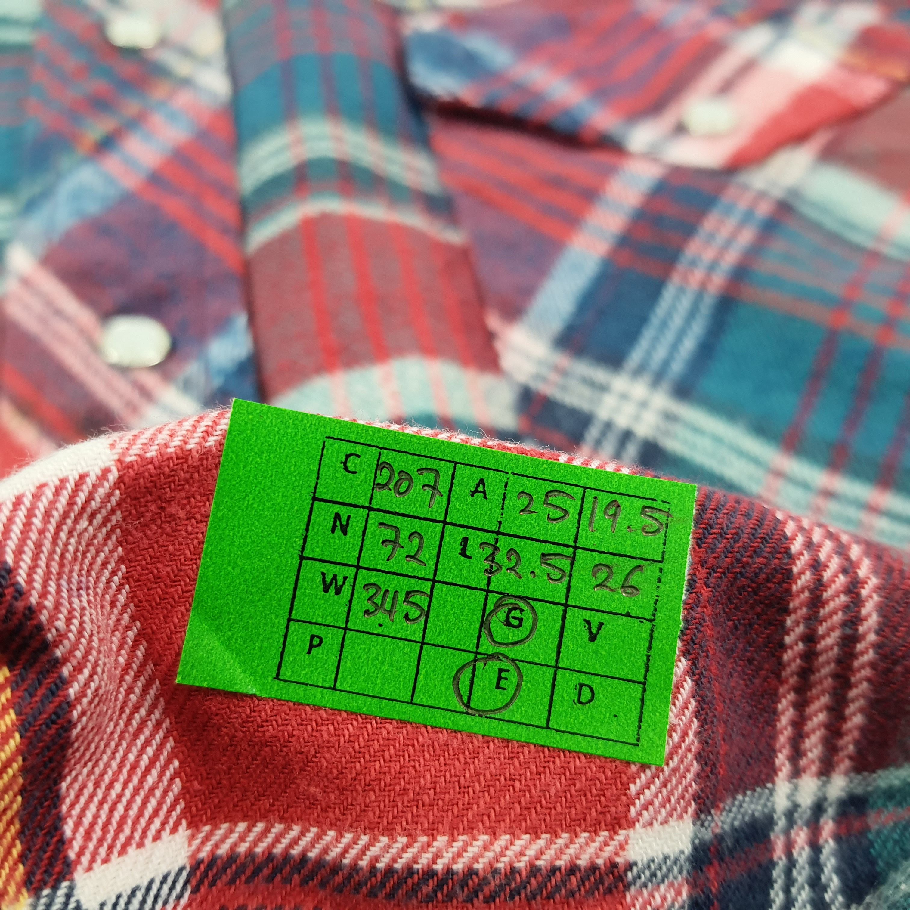 Vintage × Wrangler Vintage Wrangler Button Up Long Sleeve Shirt Size US XL / EU 56 / 4 - 7 Thumbnail