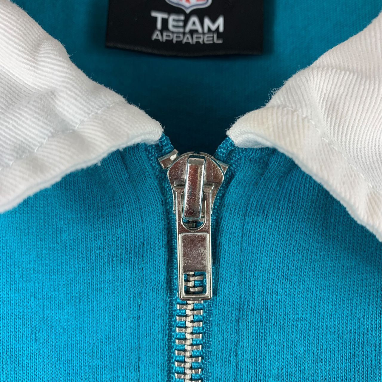 NFL MIAMI DOLPHINS half zipper polo tee Size US M / EU 48-50 / 2 - 6 Thumbnail