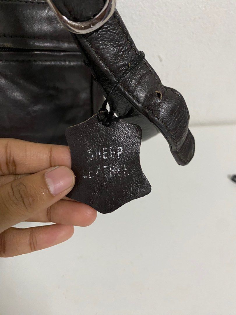 Leather Sheep Leather Sling Bag Size ONE SIZE - 4 Thumbnail