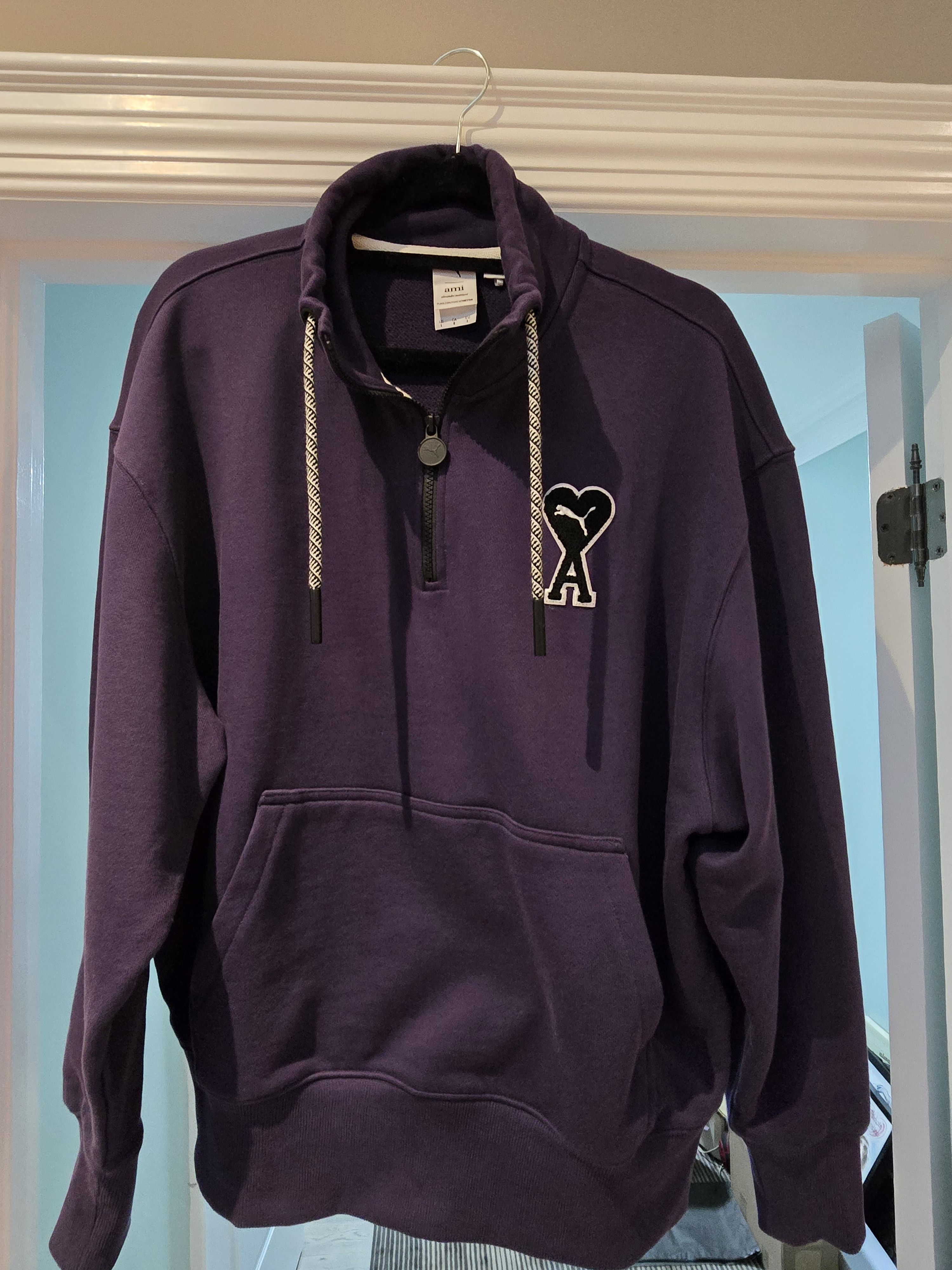 AMI × Puma Puma x Ami purple sweater Size US L / EU 52-54 / 3 - 1 Thumbnail