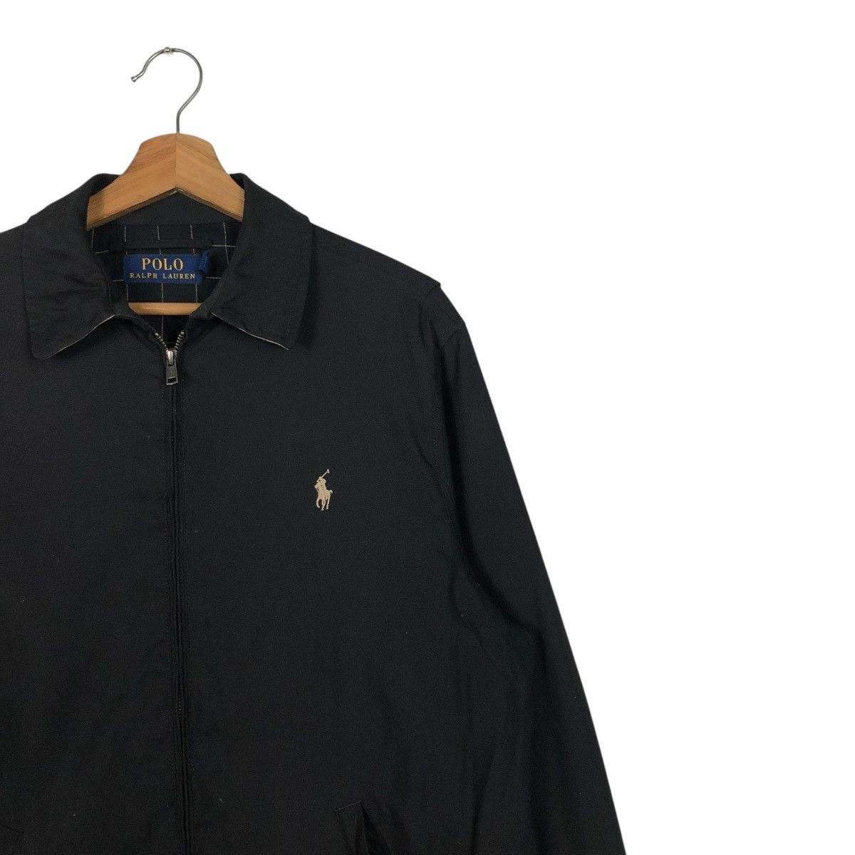 Polo Ralph Lauren 🔥RICH BLACK VINTAGE BOMBER JACKET POLO RALPH LAUREN BLANKET Size US S / EU 44-46 / 1 - 9 Thumbnail