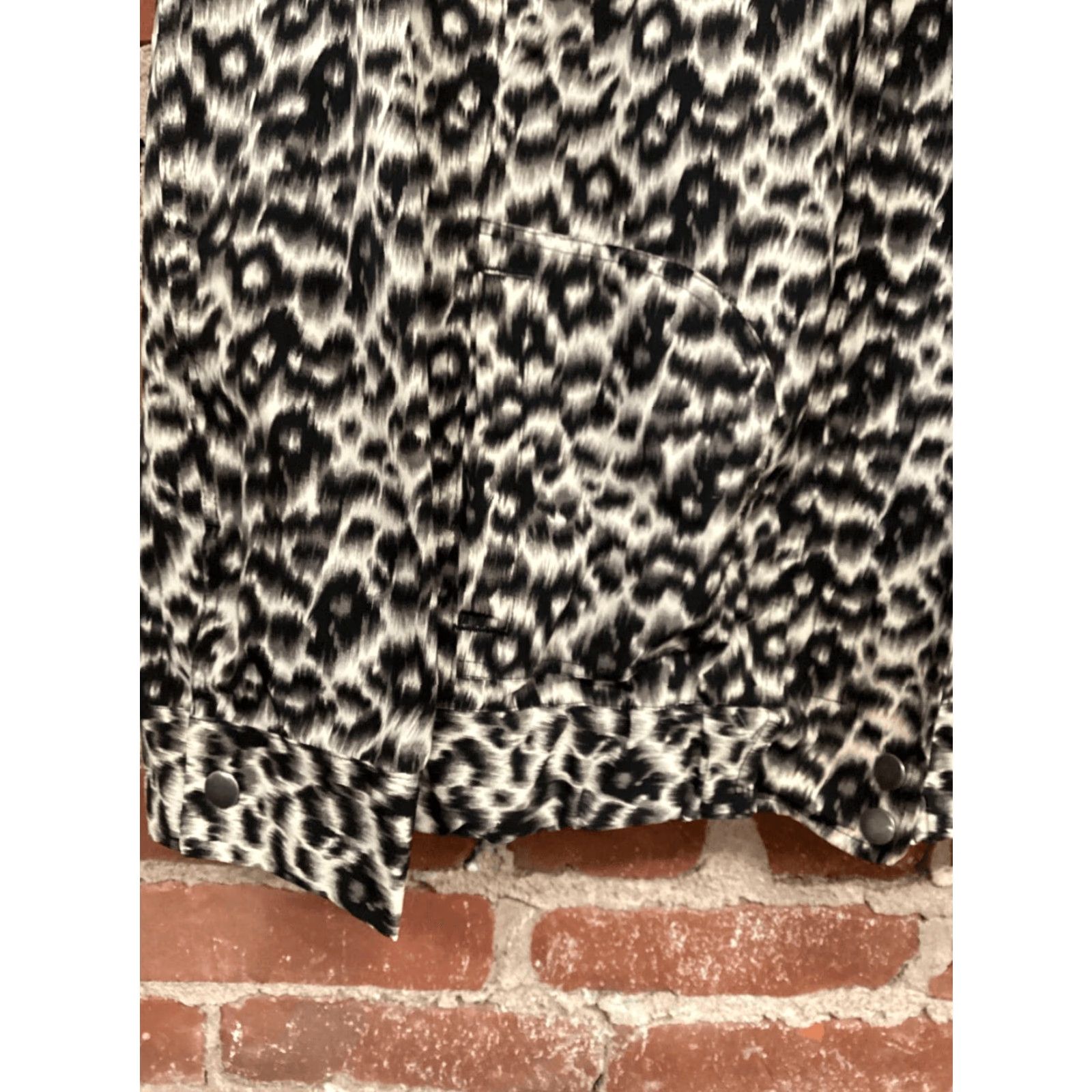 Vintage Chico's Animal Print Shirt Jacket XL Cheetah Size XL / US 12-14 / IT 48-50 - 4 Thumbnail