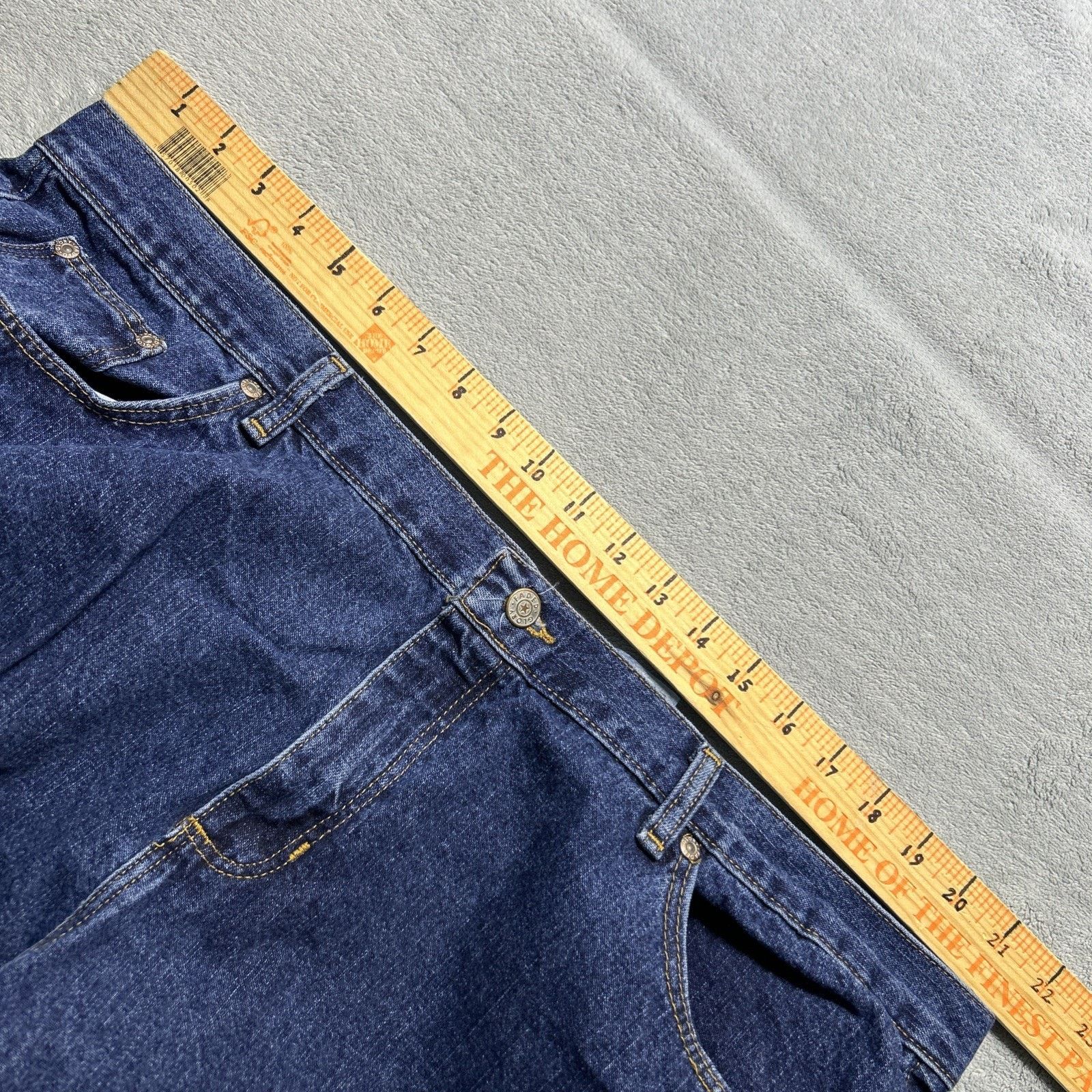 Faded Glory Beyond Baggy Jeans Womens 24W 43x28 Loose Hamilton Wide Size US 43 - 7 Thumbnail