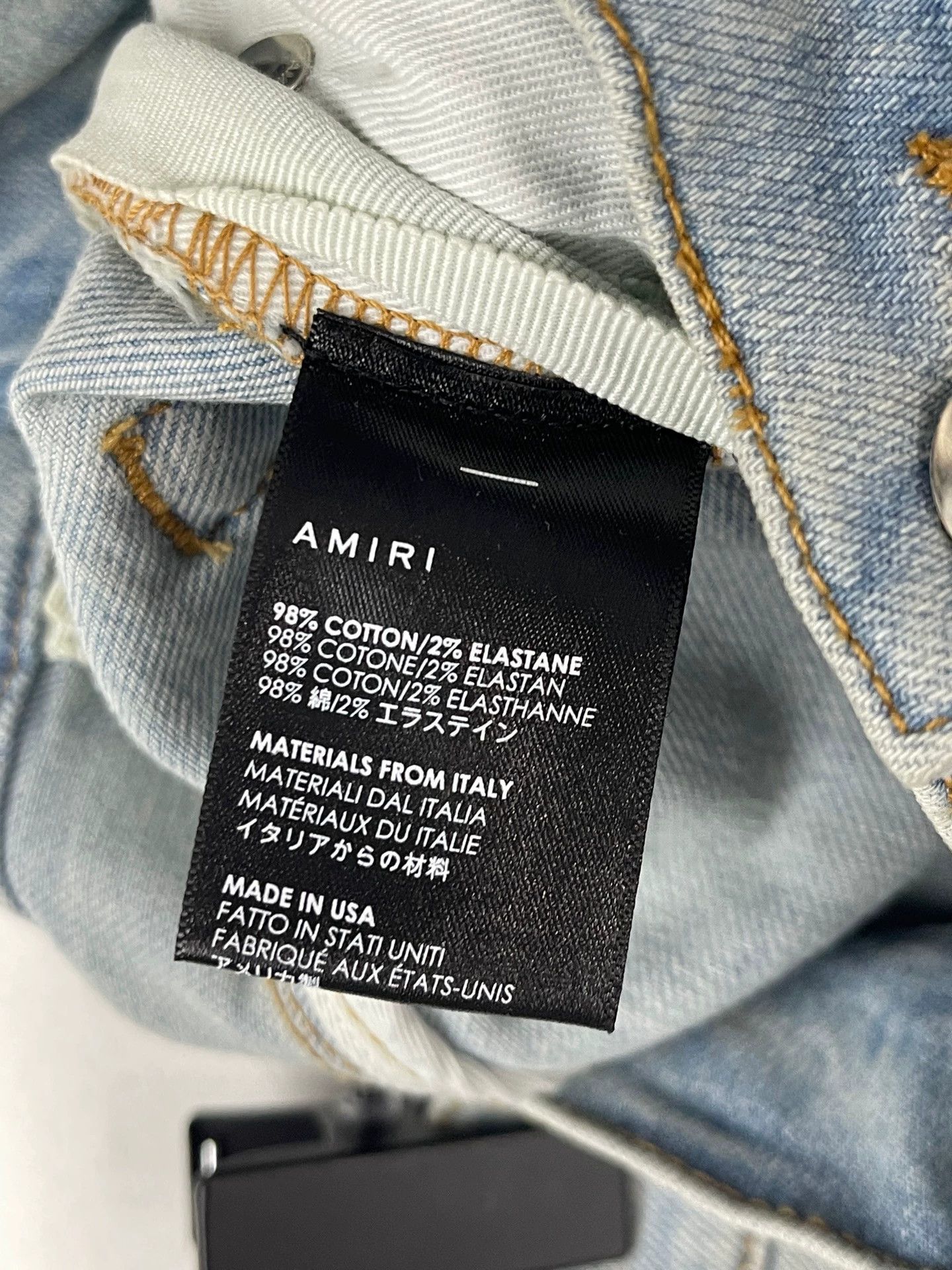 Amiri Amiri 31 Jeans 99 New Size US 31 - 8 Thumbnail