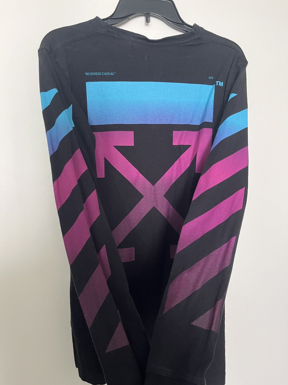 Off-White Off white long sleeve tshirt Size US S / EU 44-46 / 1 - 3 Thumbnail