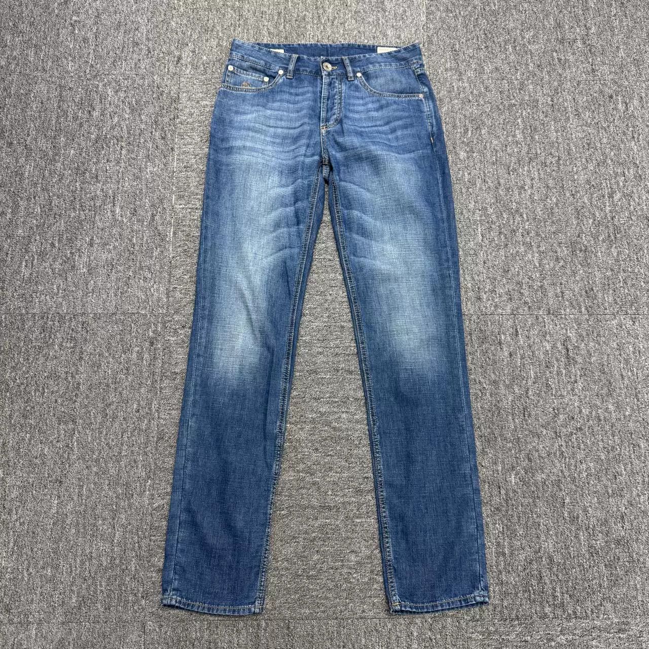 Brunello Cucinelli Brunello Cucinelli Washed Distressed Jeans Size US 28 / EU 44 - 1 Thumbnail