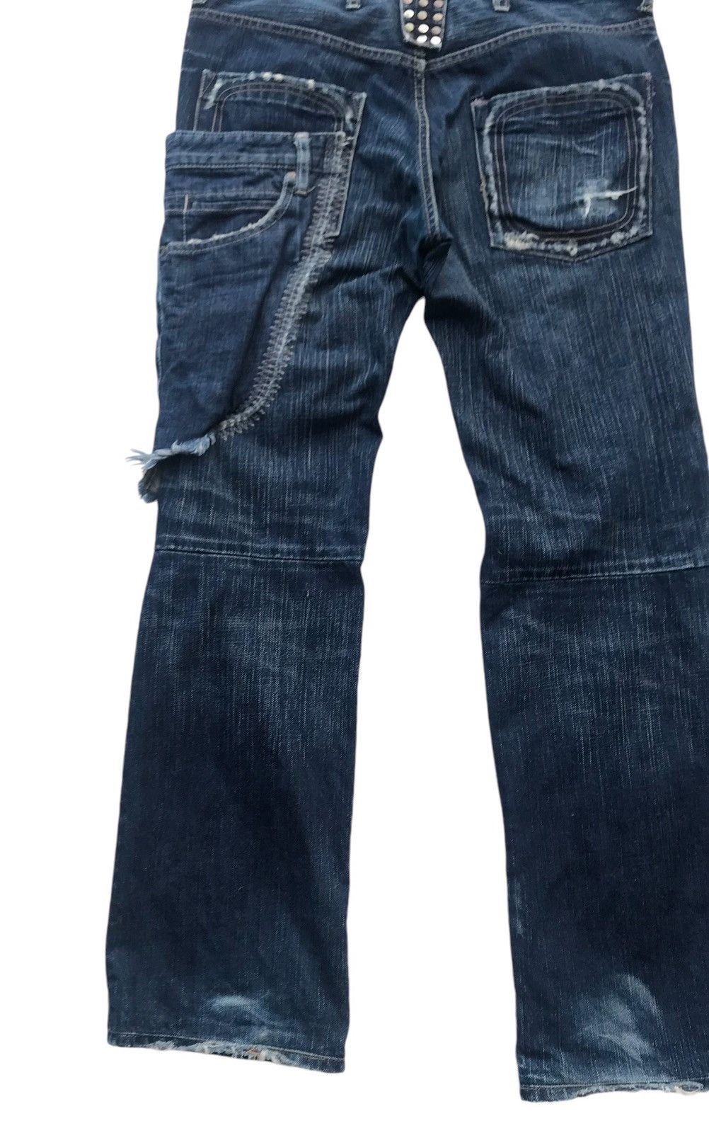 ABAHOUSE Rare Abahouse Japan Distressed Streetwear Denim Pants Size US 33 - 12 Thumbnail