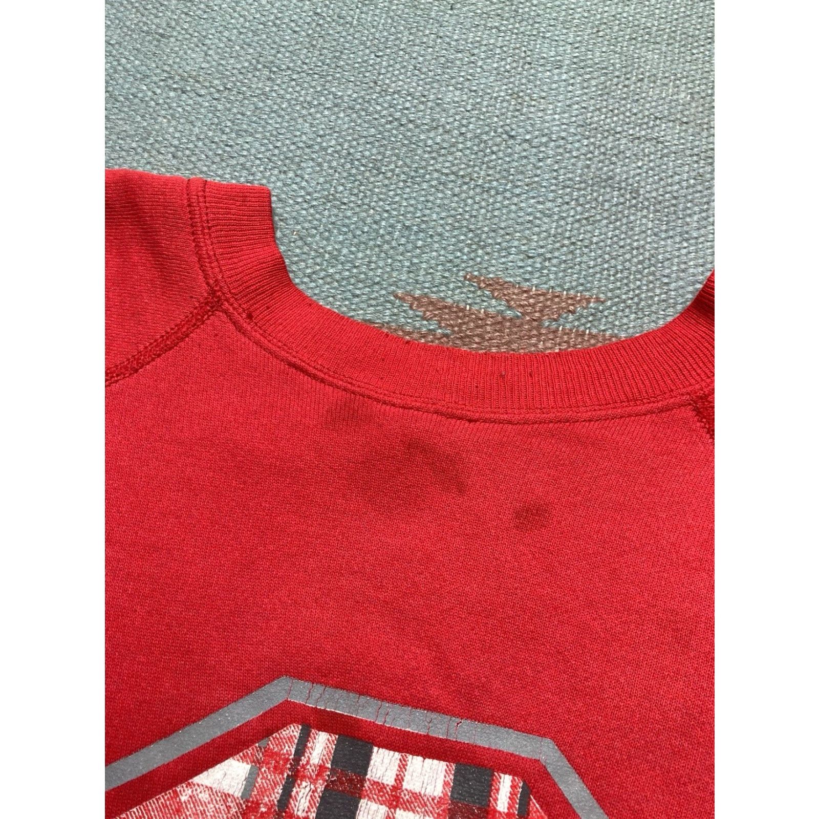 Vintage VINTAGE 80s Ohio State University Buckeyes USA Made XXL Sweatshirt Crewneck Red Mens Size US XXL / EU 58 / 5 - 4 Thumbnail