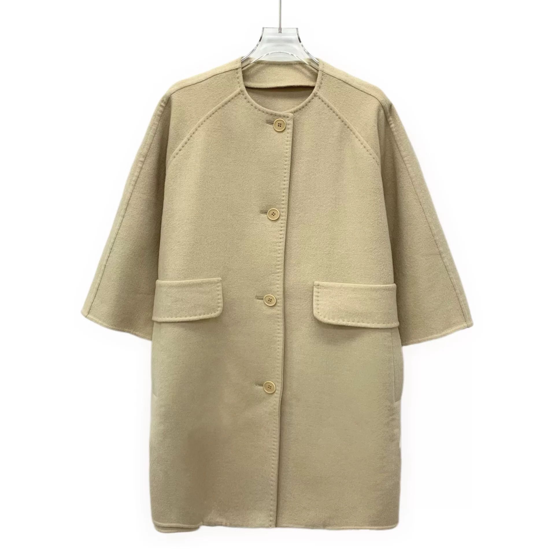Max Mara camel hair button-up coat by maxmara Size US XS / EU 42 / 0 - 1 Thumbnail