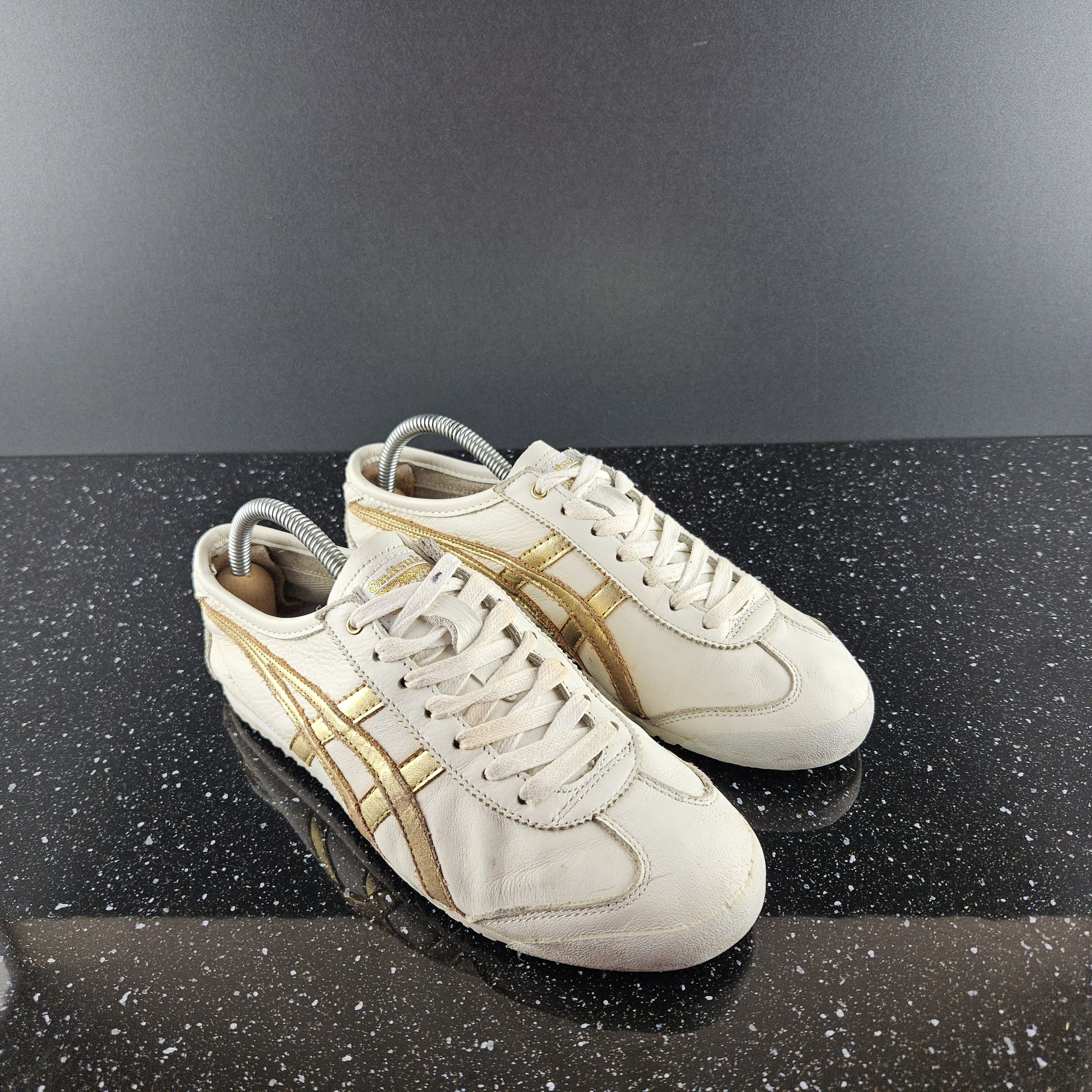 Asics Asics Tiger White gold trainers Size US 7.5 / EU 40-41 - 4 Thumbnail