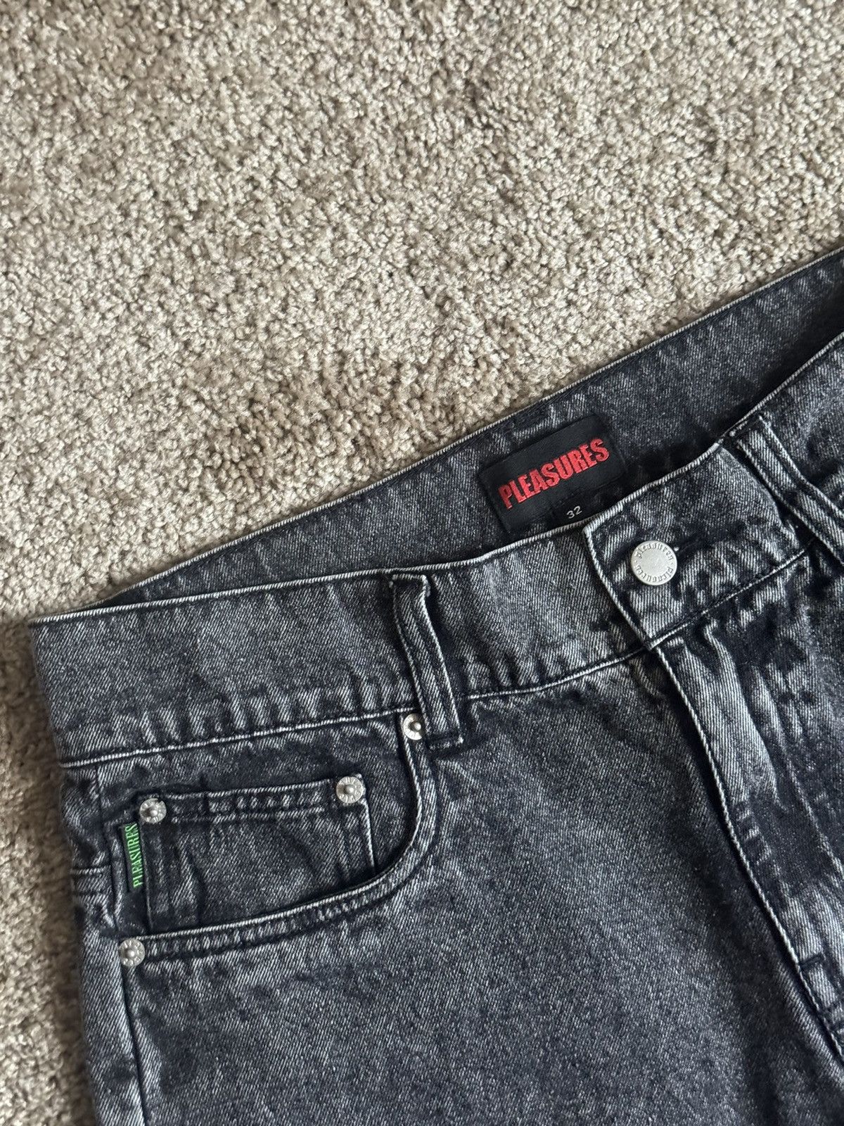 Pleasures Pleasures Denim Jeans Size US 32 / EU 48 - 4 Thumbnail