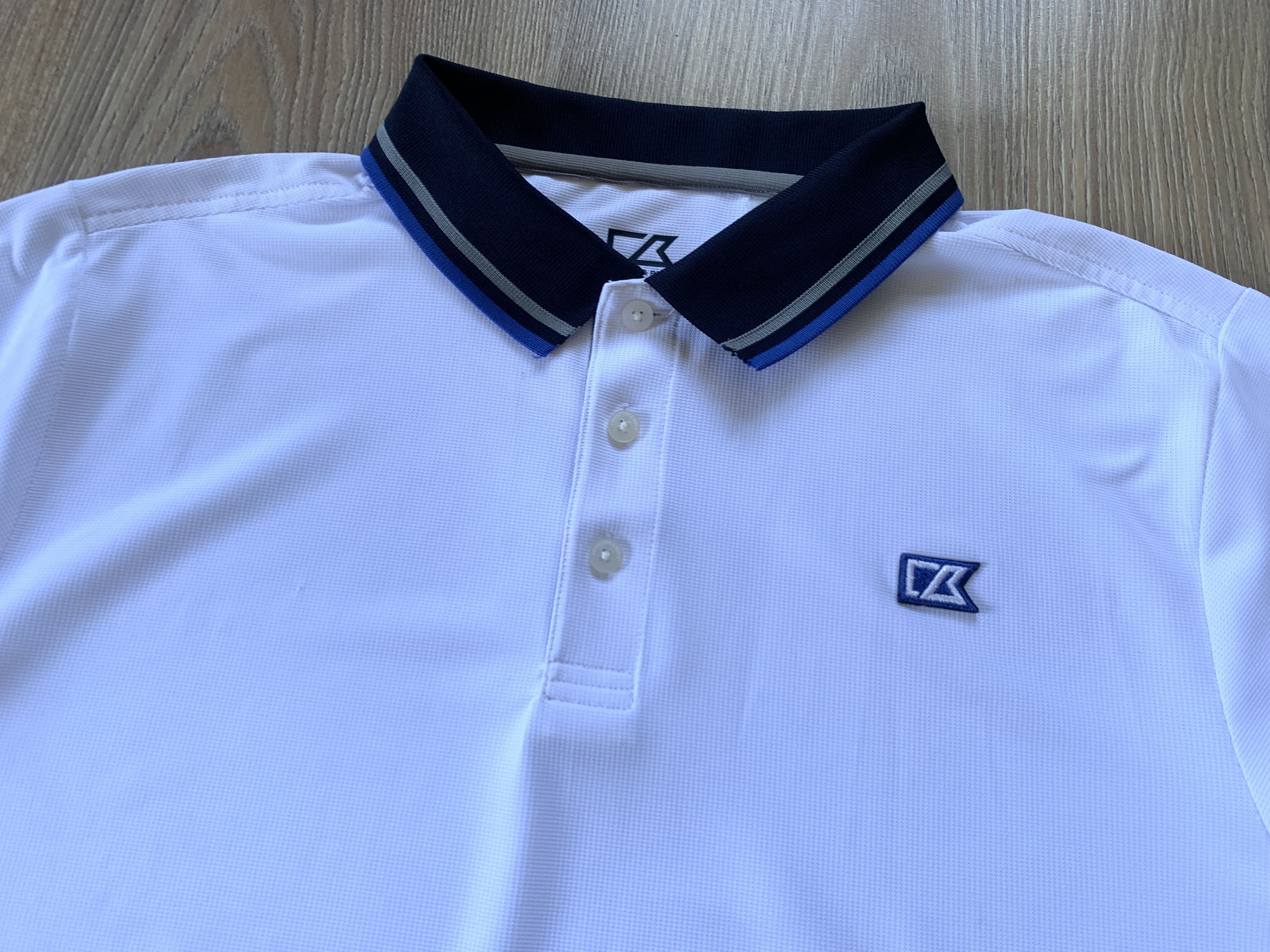 Cutter & Buck Cutter & Buck Dry Tec White Golf Polo Shirt Size US S / EU 44-46 / 1 - 4 Thumbnail