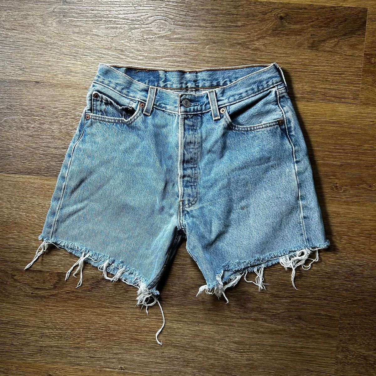 Levi's Classic '90s levis 501 Straight fitting cut-off shorts | Grailed