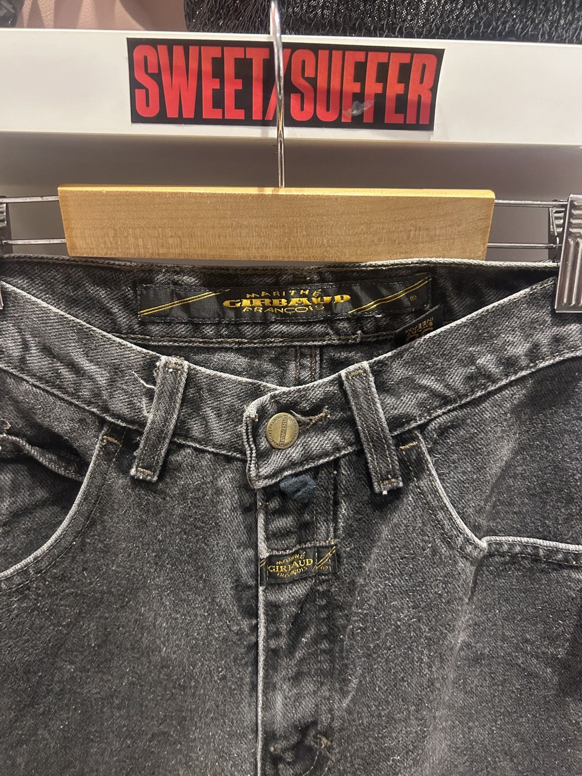 Marithe + Francois Girbaud vintage Marithe Francois Girbaud stone-washed black denim Size US 30 / EU 46 - 6 Thumbnail