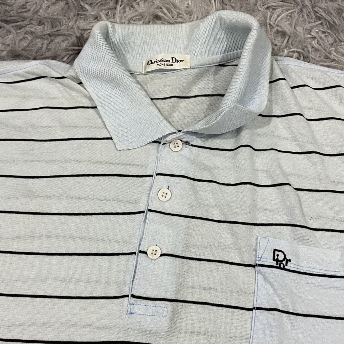 Christian Dior Monsieur × Designer × Vintage Vintage Christian Dior polo tee ringer Size US M / EU 48-50 / 2 - 3 Thumbnail