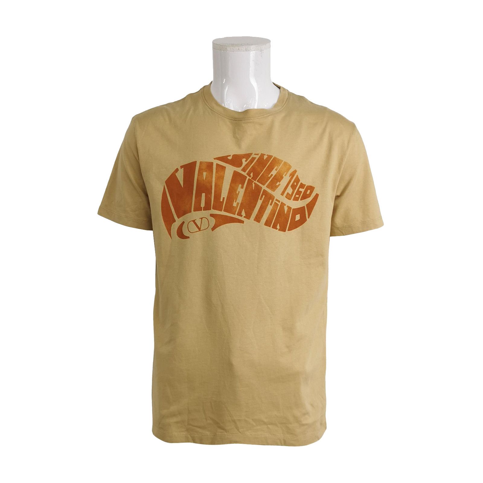 Valentino Valentino Logo Print Cotton T-Shirt Size L Size US L / EU 52-54 / 3 - 1 Thumbnail