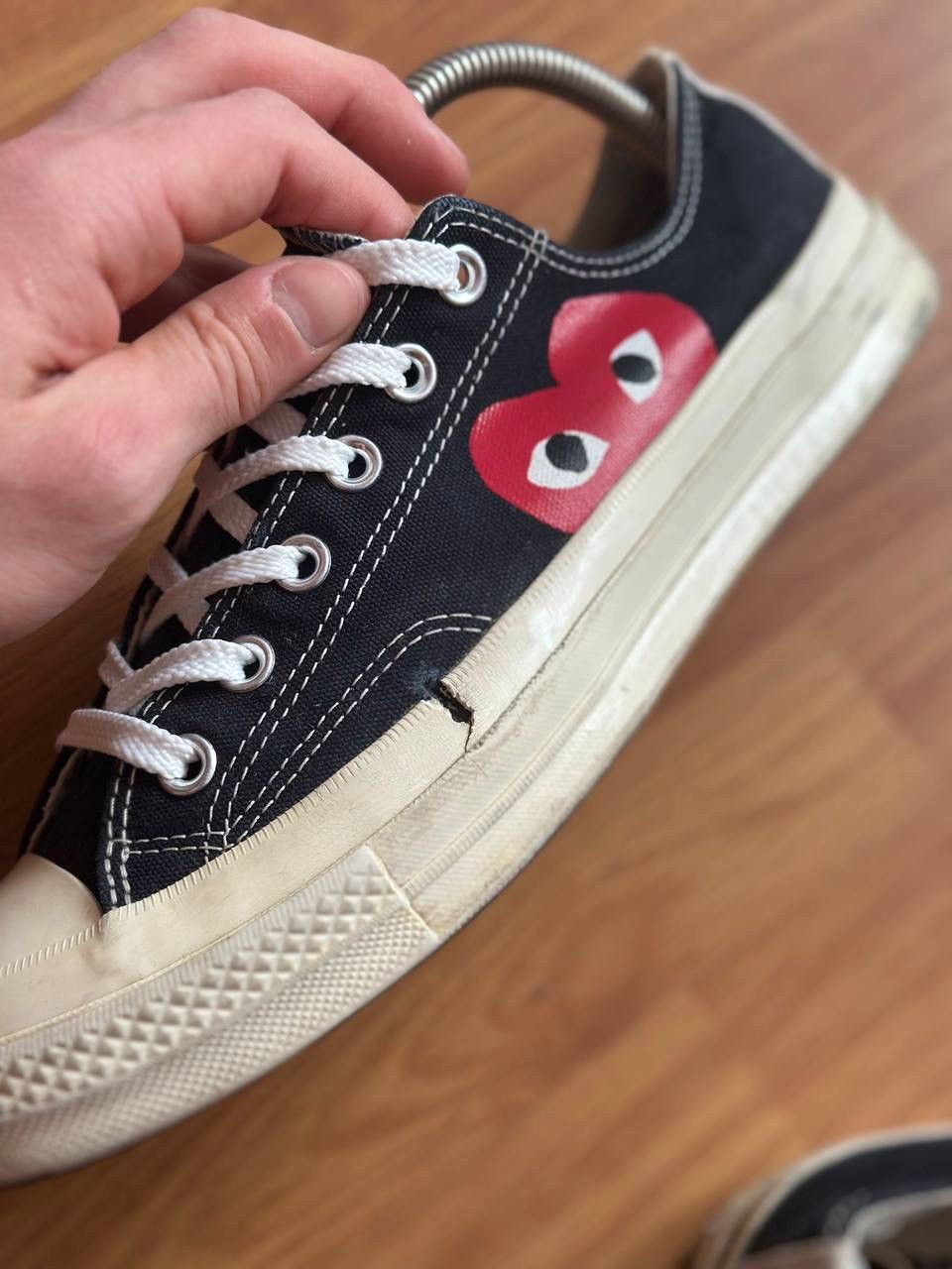 Comme des Garcons Converse Comme des Garcons Chuck Taylor Low Trainers 7 Size US 7 / EU 40 - 19 Thumbnail