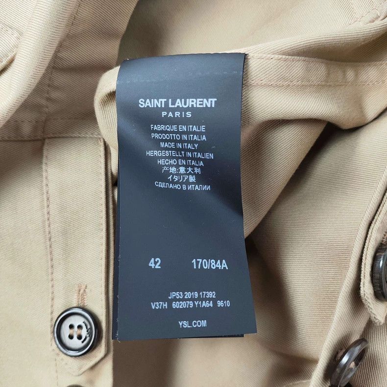 Yves Saint Laurent Yves Saint Laurent YSL Jacket in Beige Color Size 41-2506 Size US M / EU 48-50 / 2 - 5 Thumbnail