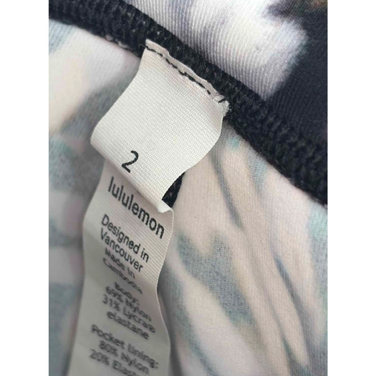 Lululemon Pre-Owned Lululemon Black Size 2 Legging Athletic Pants Size 26" / US 2 / IT 38 - 3 Thumbnail