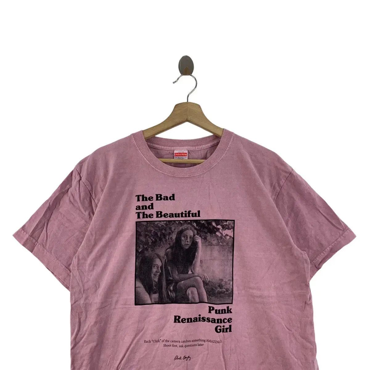 Vintage PHOTO ROBERTA BAYLEY Girls Enjoy The Sea Punk Tee Shirt Size M / US 6-8 / IT 42-44 - 2 Thumbnail
