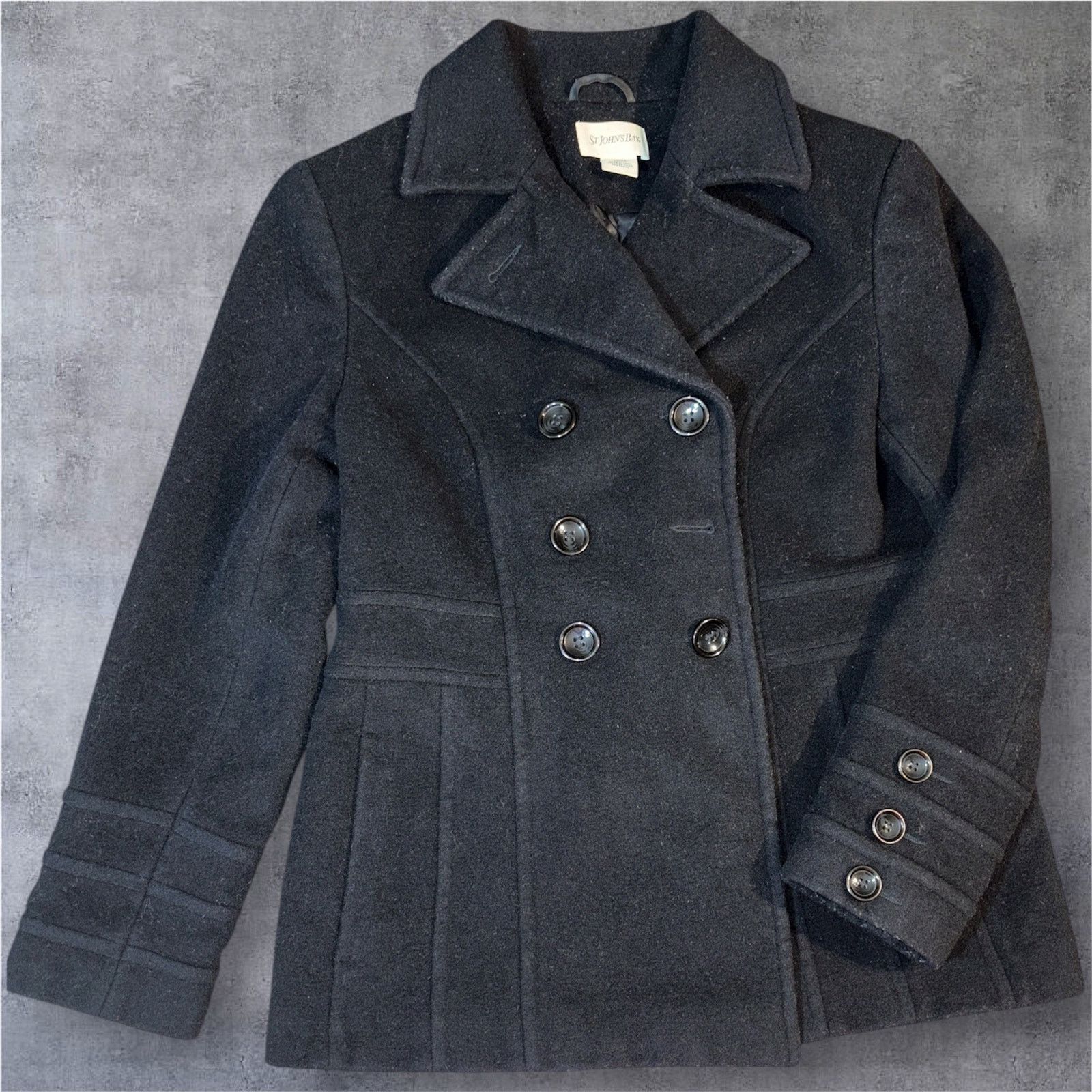 St. Johns Bay St.Johns Bay Double-Breasted Pea Coat Size Small Size S / US 4 / IT 40 - 1 Thumbnail