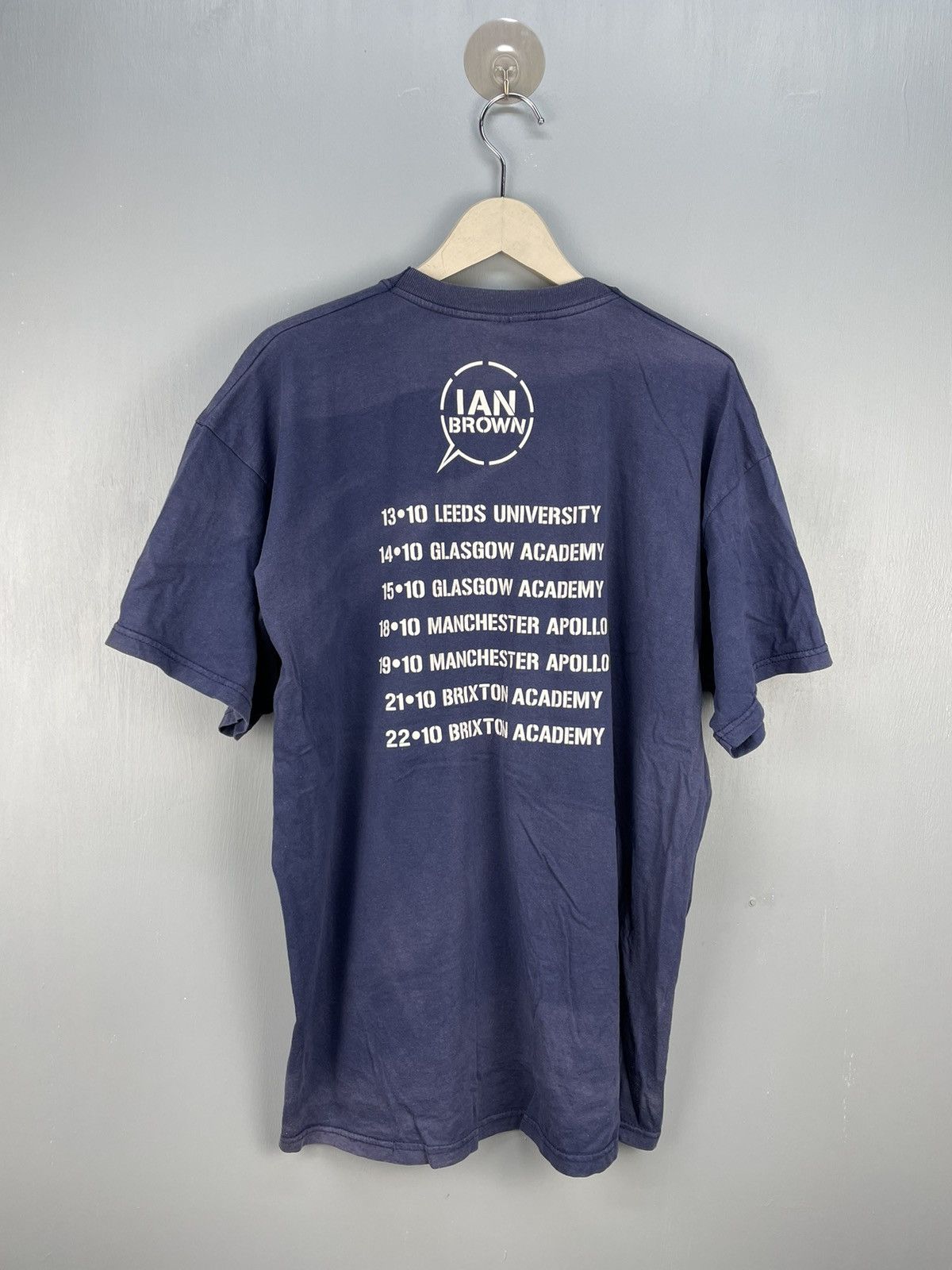 Band Tees Vintage Y2K Ian Brown The Stone Roses tour sun faded t shirt Size US XL / EU 56 / 4 - 2 Thumbnail