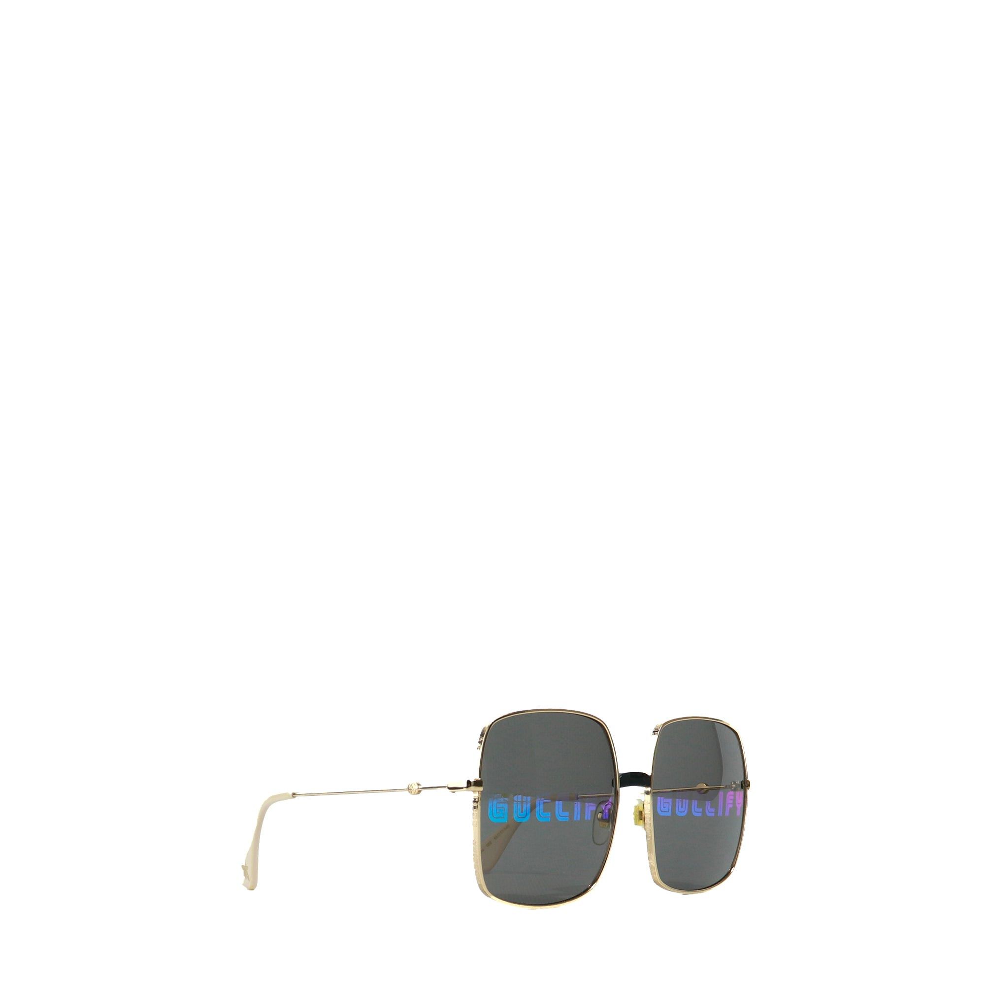 image of Gucci - Guccify Sunglasses in Gold, Women's