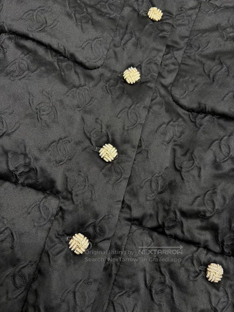 Chanel Chanel High-end handicraft workshop embossed cotton jacket Size S / US 4 / IT 40 - 3 Thumbnail
