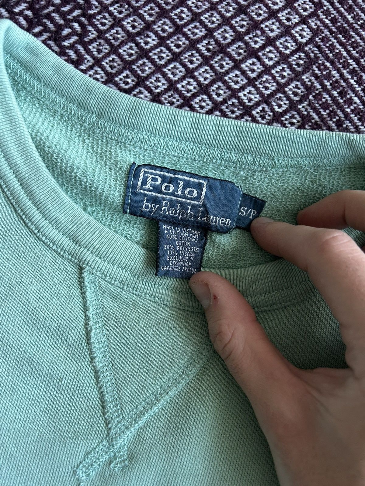 Polo Ralph Lauren × Vintage Vintage Polo Ralph Lauren Crewneck Sweatshirt Size S Unisex Size US S / EU 44-46 / 1 - 8 Thumbnail