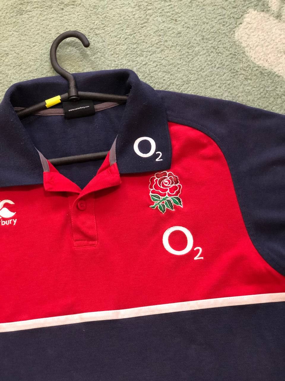 Canterbury of New Zealand Vintage Polo Canterbury blue logo O2 T-shirt Y2K Size US L / EU 52-54 / 3 - 6 Thumbnail