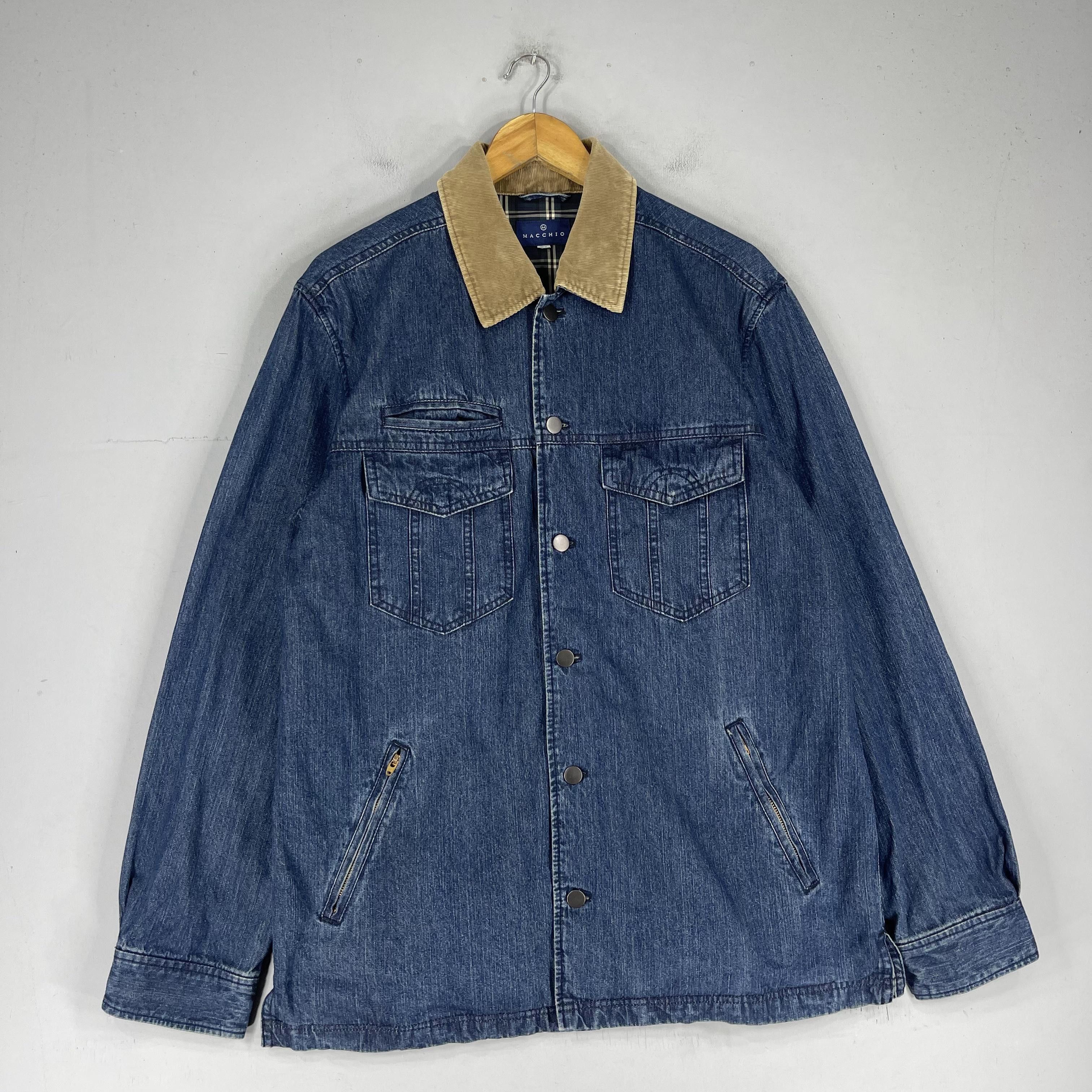 Japanese Brand Vintage Barn Field Workwear Denim Zipper Jacket Size US M / EU 48-50 / 2 - 3 Thumbnail